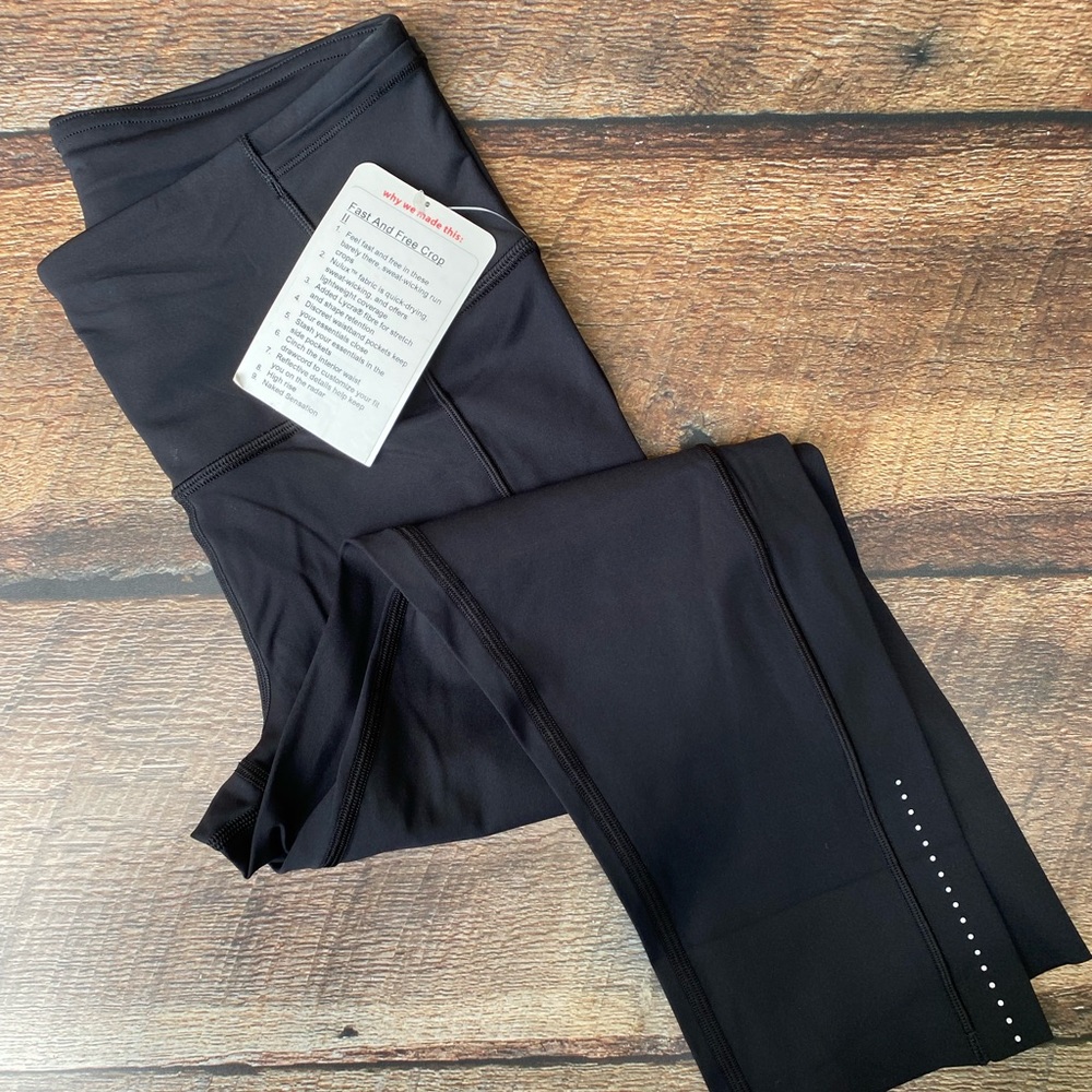 Lululemon Fast and Free crop ll